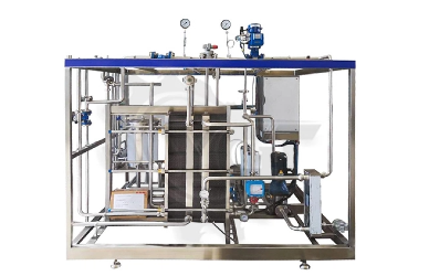 Pasteurizador de placa.