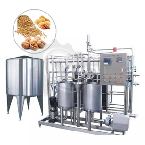 Línea de procesamiento de leche a base de plantas
