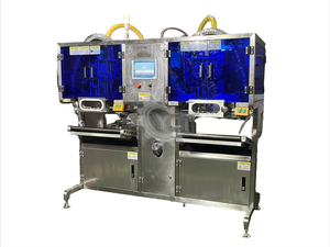 Máquina llenadora de babero aséptica automática para pasta concentrada 