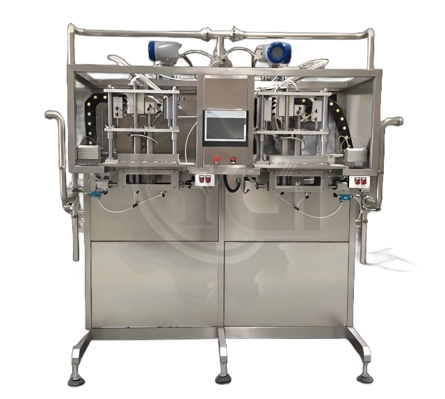 Llenadora as&eacute;ptica BIB de doble cabezal