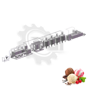 Línea de procesamiento de helados